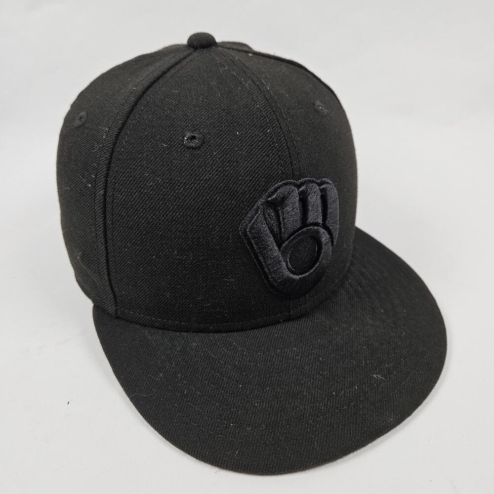 New Era 59Fifty Milwaukee Brewers Fitted Cap, Size 7